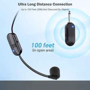 Headset <b>Microphone</b> Teacher Amplifier Stage Performance Church Headset Louderspeaker Mic Wireless Microp - Product Image 3