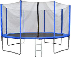<span class=keywords><strong>Trampoline</strong></span> pour enfants de 5 à 15 pieds avec enceinte de sécurité et filet, <span class=keywords><strong>trampoline</strong></span> d'extérieur avec tapis de saut à l'échelle. - Product Image 1