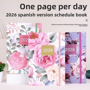 Cá nhân logo Tây Ban Nha lịch trình cuốn sách A5 bìa cứng kỷ lục cuốn sách hàng ngày một trang kế hoạch - Product Image 4