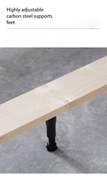 Lit double flottant de luxe au design minimaliste avec cadre en bois, suspendu, en cuir véritable, pour chambre à coucher, taille standard, pour adultes.