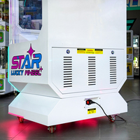 Machine à pinces à prix gagnants tendance, attrayante, à force de préhension réglable, robuste, pour la distribution de cadeaux en parcs d'attractions, à monnayeur
