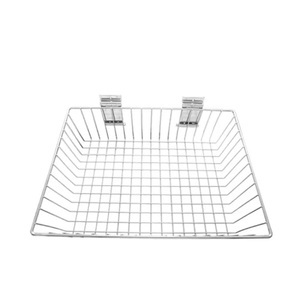 Customized Iron <strong>Wire</strong> <strong>Hanging</strong> Metal Slatwall Pegboard <strong>Basket</strong> - Product Image 1