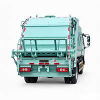 Camion compacteur de déchets neuf de 6 m³ 4x2 à chargement arrière, compacteur hydraulique de déchets, camion de transport de déchets municipaux à vendre