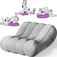 Meubles d'extérieur, coussin sexuel, meubles de chambre à coucher, chaise sexuelle gonflable, coussin sexuel décontracté, canapé sexuel, matériau en PVC floqué