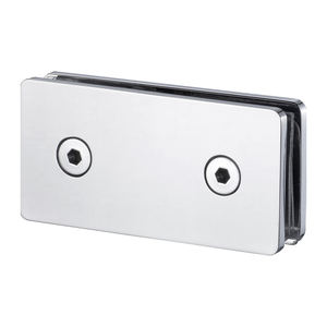 Morsetto superiore per porte in vetro moderno in ottone su misura per porte in vetro (pollici/metrico) - Product Image 1