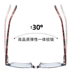 กรอบแว่นตา Cat Eye รุ่น 87216 วัสดุ TR90 อะซิเตท แบบเต็มกรอบ ป้องกันแสงสีฟ้า สำหรับทุกเพศ ใช้กับคอมพิวเตอร์ ลายกรอบแว่น - Product Image 3