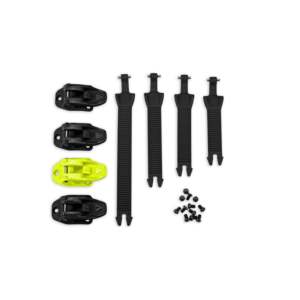 Kit di fissaggio completo per stivali da Motocross/Enduro nero e giallo fluorescente per abbigliamento da calcio - Product Image 1