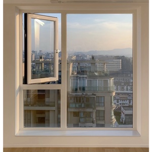 CBMMART White Thermal Break Aluminum Casement <strong>Window</strong> Double Glazed Glass Energy Efficient - Product Image 4