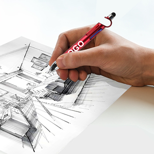 Nuevo Bolígrafo Creativo 3 en 1 Personalizado de Plástico con Impresión de Logotipo Personalizado, Soporte para Teléfono, 4 Recargas y Lápiz Táctil - Product Image 5