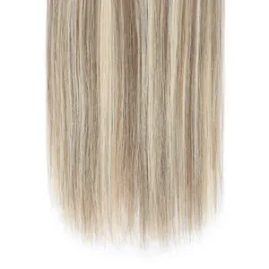 Extensiones de Cabello 100% Remy, Lisas con Mechas de Color Natural, Textura Lisa, Cabello Humano Personalizable - Product Image 4