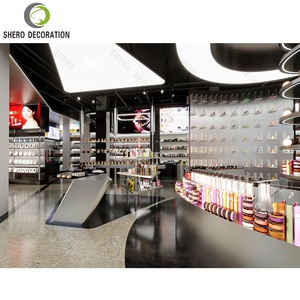 Muebles Metálicos Modernos Personalizados para Tiendas Minoristas, Mostrador para Tienda de Maquillaje con Vitrina para Cosméticos - Product Image 4