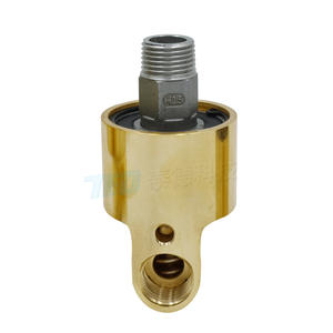 Joint rotatif hydraulique à eau en laiton de type H HS10-80 à double canal à vendre - Product Image 2