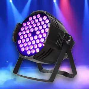 Luz LED par para palco de clube noturno, luminária de alumínio para palco, 54x3W