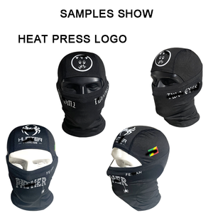 stock black rose color elastic american football sport Custom logo Full Face Ski Mask <strong>Balaclava</strong> - Product Image 6