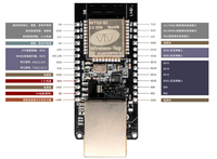 Módulo Ics Ethernet Esp32, puerto serie integrado Tcp Ip, módulo Wifi de red con puerto de red RJ45 para puerta de enlace inteligente, 1 unidad