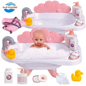 DADI OEM/ODM Hot Popular 12INCH Baby <strong>Doll</strong> <strong>Bath</strong> Play Set With Real Water Faucet - Product Image 2