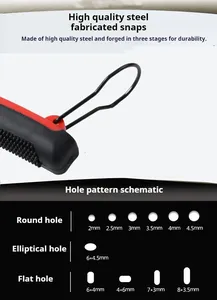 Pince à main de qualité bricolage en cuir robuste pour trous de ceinture de taille poinçons outils de <span class=keywords><strong>jardin</strong></span> - Product Image 4