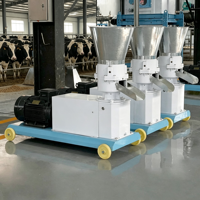 Machine à fabriquer des granulés d'aliments pour volailles de 350 à 450 kg/h pour les petites exploitations agricoles, machine de fabrication d'aliments pour volailles, machine à granulés d'aliments pour volailles