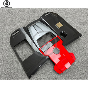 Nuevas Cubiertas de Motor de Fibra de Carbono Seca Estilo B, Repuesto para G-Class W464 W463A G500 G350 G63 2019-2024, Color Negro - Product Image 3