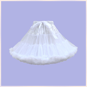 Jupe de ballet transparente multicouche pour <span class=keywords><strong>femme</strong></span> <span class=keywords><strong>Jupon</strong></span> moelleux avec <span class=keywords><strong>sous</strong></span>-jupe à bulles technique à volants - Product Image 3