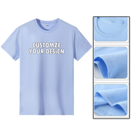 Vente en gros de t-shirts unis 100% coton de haute qualité pour hommes T-shirt surdimensionné DTF DTG Impression Logo T-shirt personnalisé