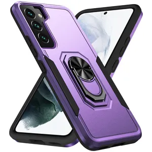 Hot Selling 2 in 1 Symmetry 360 Full Protection Mobile Phone Case for Phone 15 14 13 7 8 x Samsung With Metal Plate
