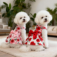 Neue Frühlings- und Sommer-Elegante Polyester Gestreifte Freizeit-Hundekleider, Beliebt und Niedlich