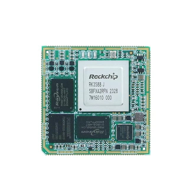Chipboard Tronlong RK3588 Stamp Hole Industrial Core Board Rockchip , Fully Domestic 2.4GHz Octa-core AI, 6T NPU