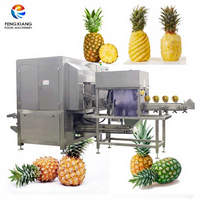 3-in-1 grote automatische ananas-schilmachine, verwijdert ananasvlekken, schil- en snoeimachine voor planten.
