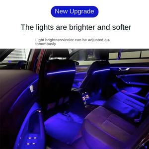 Lampe d'ambiance 64 couleurs pour <span class=keywords><strong>Audi</strong></span> A6L A4 A5 A3 Q5L A8 Q2L Q3 Q7 Éclairage intérieur automatique spécial pour véhicule - Product Image 2