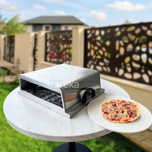 Four à <span class=keywords><strong>pizza</strong></span> extérieur au bois et au <span class=keywords><strong>gaz</strong></span>, accessoire de <span class=keywords><strong>barbecue</strong></span> en acier inoxydable, boîte à <span class=keywords><strong>pizza</strong></span> - Product Image 4