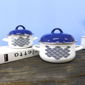 Jinwujo — casseroles et casseroles en fonte émaillé, 3 pièces, ustensiles de cuisine, casseroles, ensemble - Product Image 5