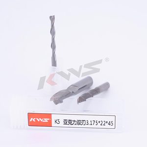 KWS Welded Cutter Stepped Tungsten Carbide Milling Drilling Tools <strong>End</strong> <strong>Mills</strong> Cnc <strong>Drill</strong> Bits v Grooving Cnc Engraving <strong>Mill</strong> - Product Image 1