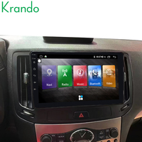 Krando 9 pouces autoradio GPS pour Infiniti G4 G25 G35 G37 2006-2013 Android voiture multimédia unité principale sans fil CarPlay Auto 4G WIFI