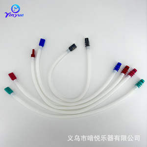 Juego de boquilla doble y tubo de soplado Melodica, accesorio de manguera universal de plástico de 32 y 37 teclas para instrumentos musicales - Product Image 5