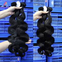 Extensions de cheveux humains de qualité supérieure, 100% cheveux vierges malaisiens, extensions de cheveux humains vierges de qualité 12A