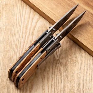 มีดพับลายสัตว์สลัก<span class=keywords><strong>แบบ</strong></span>ขายส่งปี 2026 พร้อมโลโก้สั่งทำ ด้ามไม้ ของขวัญ มีดพกพา EDC สำหรับตั้งแคมป์ ล่าสัตว์ กิจกรรมกลางแจ้ง - Product Image 3