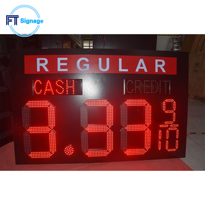 Tiết kiệm năng lượng <span class=keywords><strong>Led</strong></span> IP65 không thấm nước ngoài trời áp phích kỹ thuật số với đồ họa hiển thị cho xăng xăng trạm nhiên liệu - Product Image 6