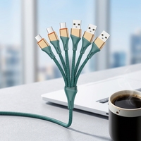 Câble de charge rapide Micro USB-C en nylon de 1 m pour LS631 PD 30W avec conducteur en cuivre pur pour téléphones Android, iOS et ordinateurs