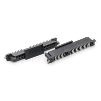 Conector Hembra SATA 7+15P Tipo SMT para Placa PCB Vertical, Conector SATA de 22 Pines para Soldar