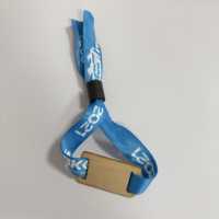 Bracelets en tissu tissé personnalisés Ddjoy style nautique, imprimés par transfert thermique, pour événements promotionnels, religieux, salons professionnels