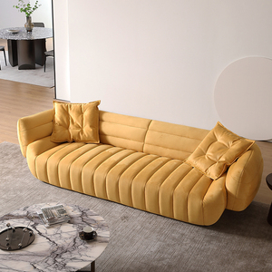 Nouveau canapé moderne de luxe design luxueux pour salon en velours Livraison rapide - Product Image 2