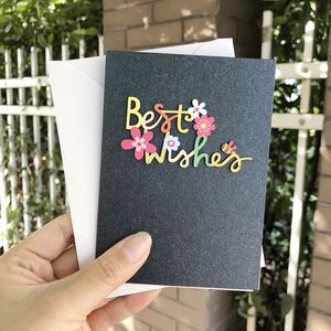 Impresión de logotipo en relieve de lujo personalizado, tarjetas de agradecimiento personalizadas, pequeñas empresas, su propio diseño, alta calidad, creativo, duradero - Product Image 2