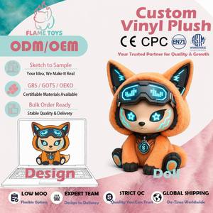 Figurine de gnome à oreilles pointues en vinyle et peluche, personnalisée sur mesure par un designer, avec détails peints à la main, pour la série de boîtes mystères, certifiée CE - Product Image 4