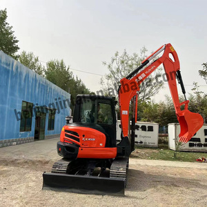 Miniexcavadora KX165 de Segunda Mano, Original de Japón, Pintura Negra, 6 Toneladas, Excavadora Mediana, Orugas de Goma, Motor, Bomba de Engranajes 2024, Rodamientos - Product Image 2
