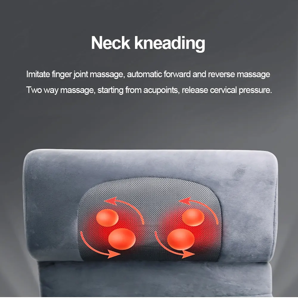 Prodotti di tendenza 2024 nuovi arrivi elettrico shiatsu collo e schiena massaggiatore cuscini massaggio materasso