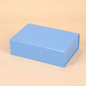 Boîte en papier rigide pliable, boîte cadeau de style dossier laminée mate pour l'emballage de cosmétiques et d'électronique, logo personnalisé en gros - Product Image 4