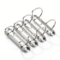 Pince de reliure en métal électroplaqué écologique TC de haute qualité, type D, à 2 anneaux, A7 PD133-2-65/36