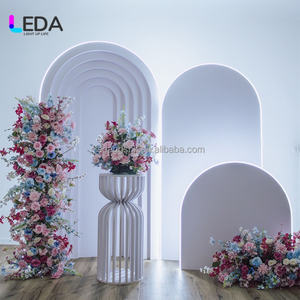 Artículos de Decoración para Arco de Boda LEDA, Fondo Multicapa de PVC Acrílico para Boda, Arco Decorativo para Fiesta de Cumpleaños - Product Image 6