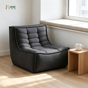 Modular Vacuum Compressed <b>Sofa</b> Tufted Fabric Single Seater Floor <b>Modern</b> <b>Sofa</b> <b>Bed</b> Living Room Bedroom Hotel Apartment Hospitality - Product Image 3